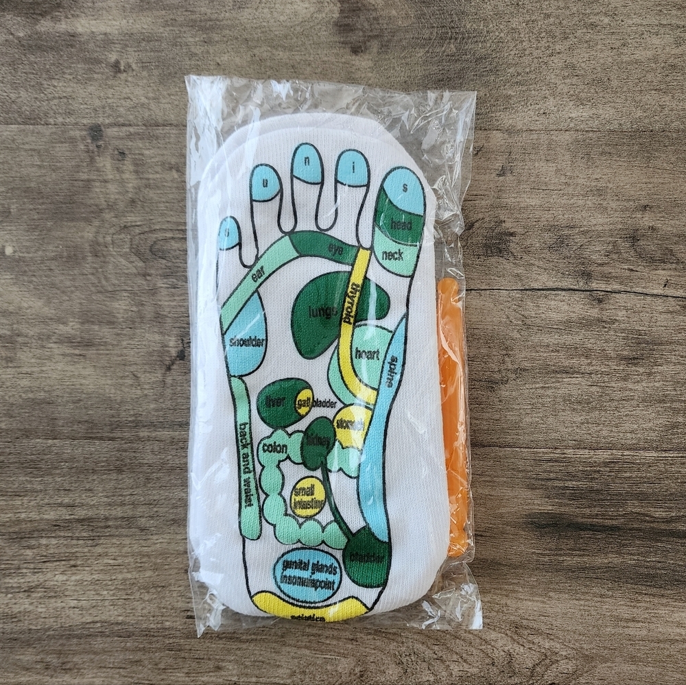 Accupressure Reflexology Socks NEW OSFM